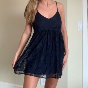 Hollister navy summer dress